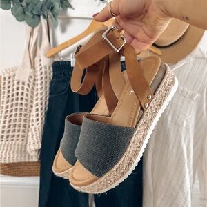 Espadrille Ankle Strap Sandals